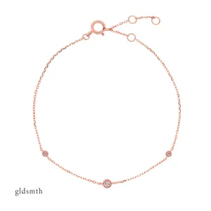 10k Rose Gold Etta Bracelet