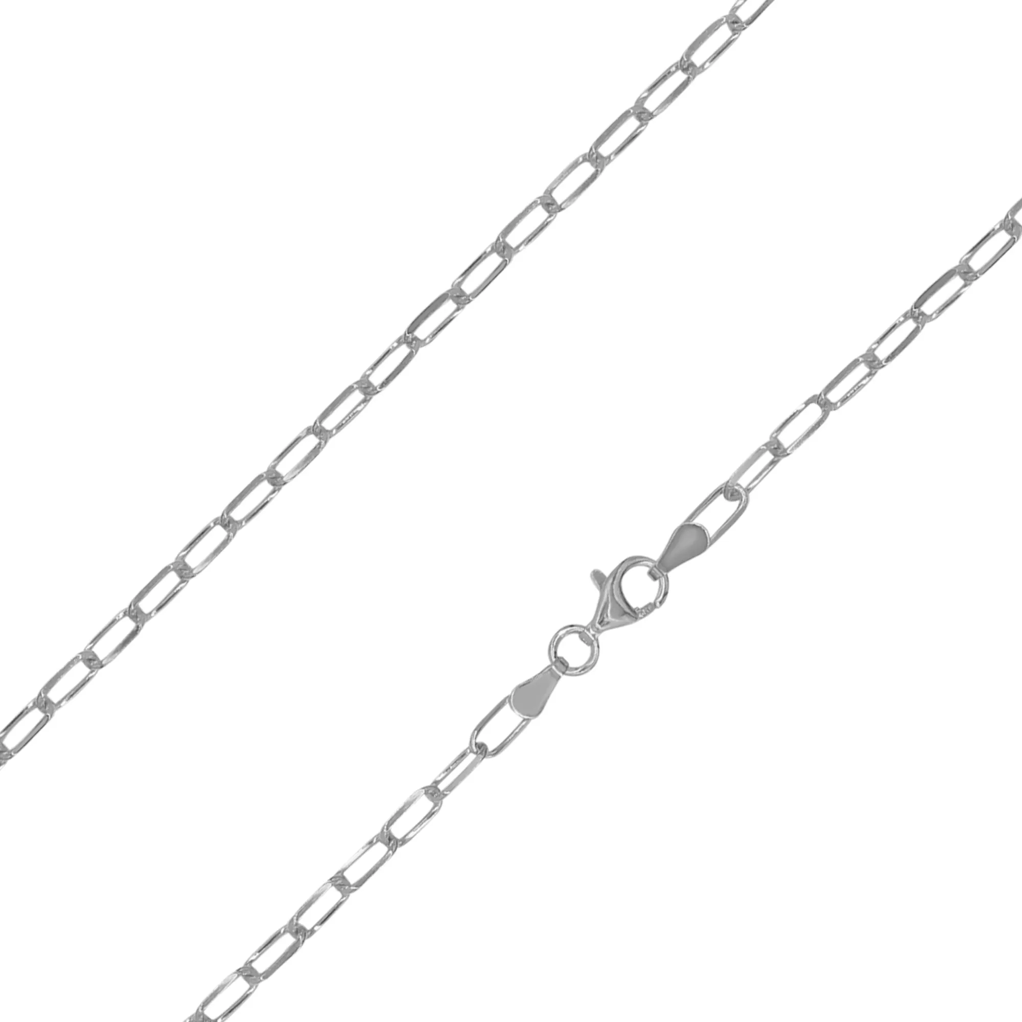 10" 3.2mm Paperclip Anklet