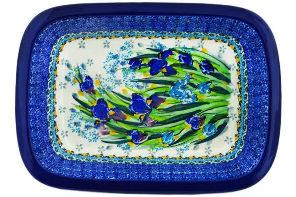 10" Rectangular Baker - Iris Field