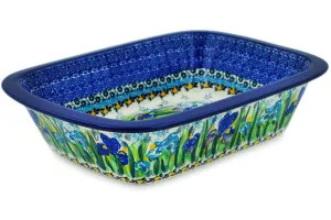 10" Rectangular Baker - Iris Field