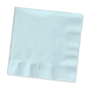 10" X 10" Pastel Blue Beverage Napkins