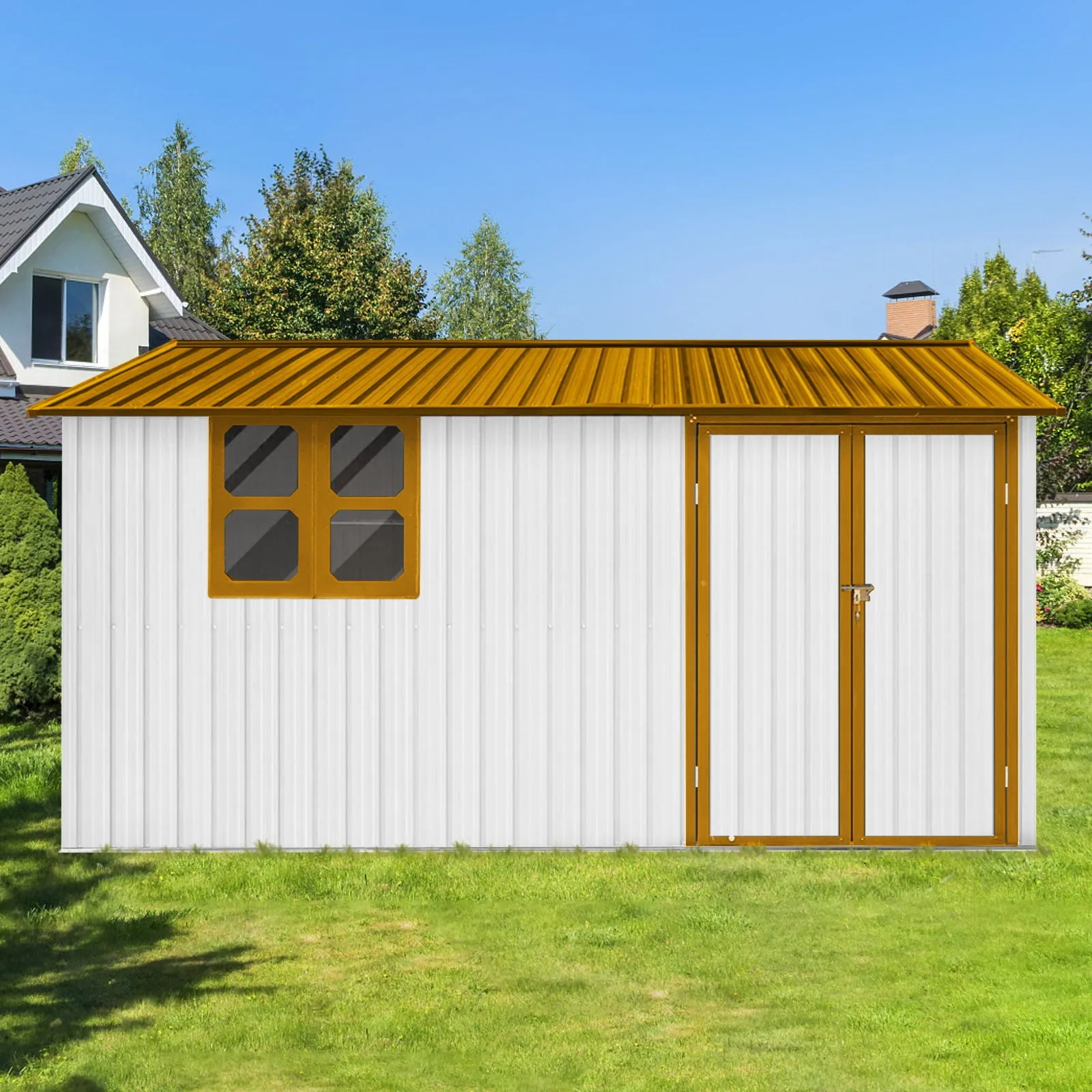 10'x12' Garden Sheds Outdoor Storage Sheds With Window