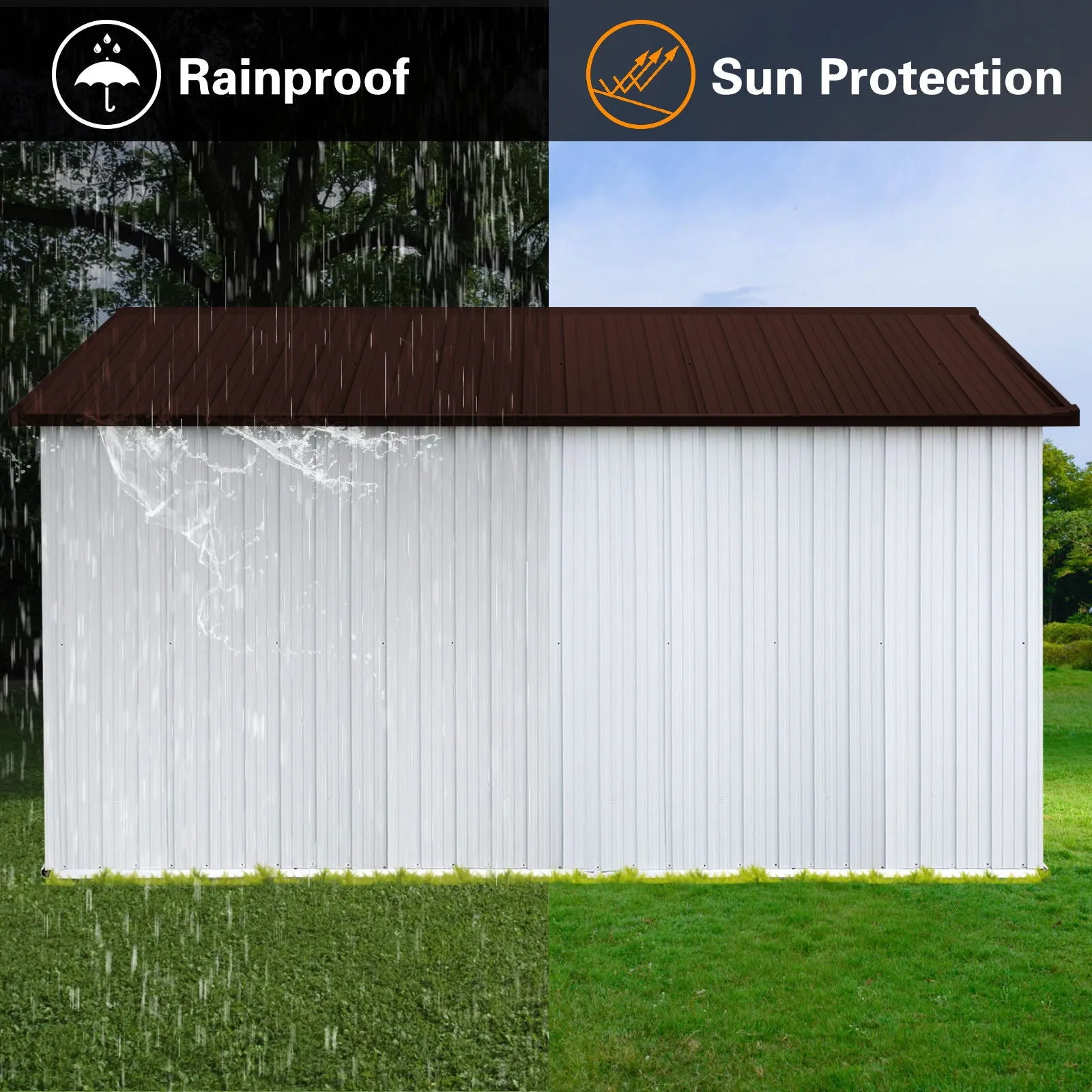 10'x12' Garden Sheds Outdoor Storage Sheds With Window