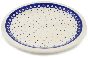 11" Dinner Plate - Peacock Dots