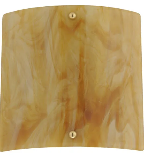 11"W Metro Fusion Auburn Fused Glass Wall Sconce