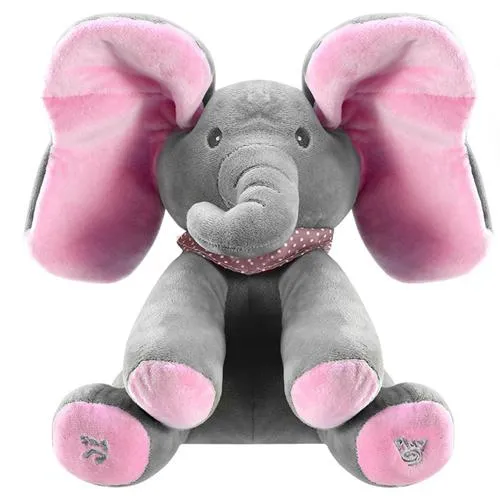 12-Inch Stuffed Plush Elephant Doll