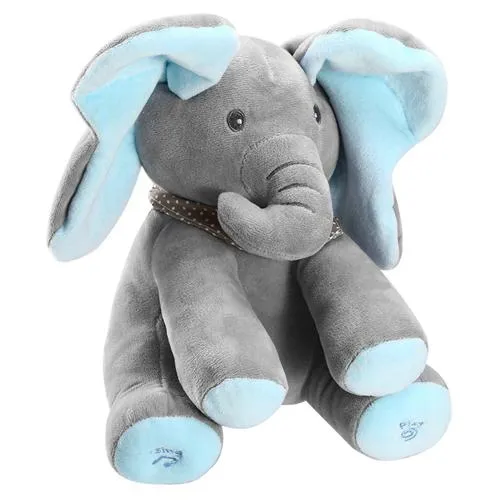 12-Inch Stuffed Plush Elephant Doll