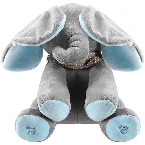 12-Inch Stuffed Plush Elephant Doll