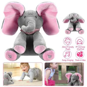 12-Inch Stuffed Plush Elephant Doll