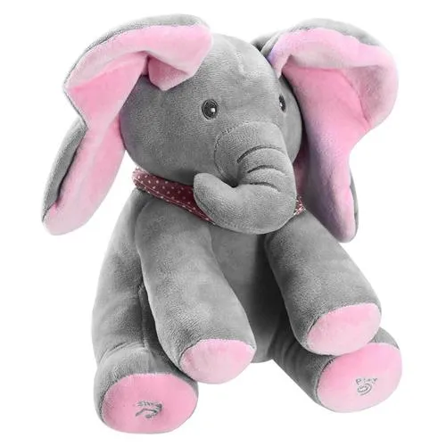 12-Inch Stuffed Plush Elephant Doll