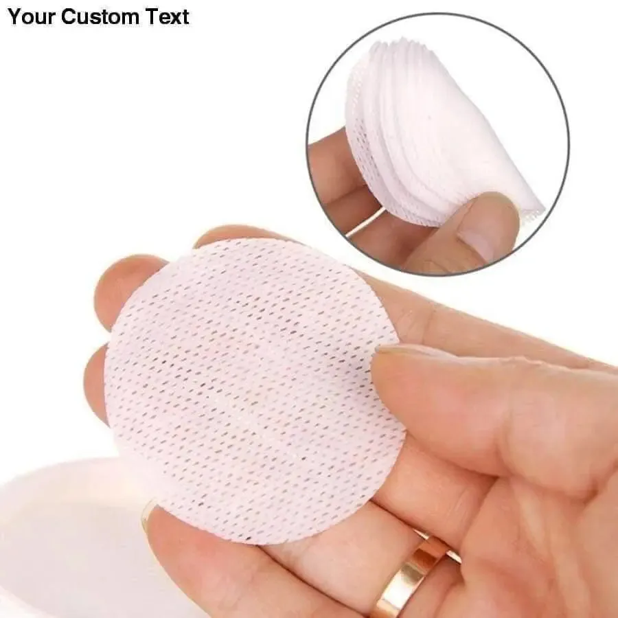 120 Pcs/bottle Pet Round White Tears Stain Wipes