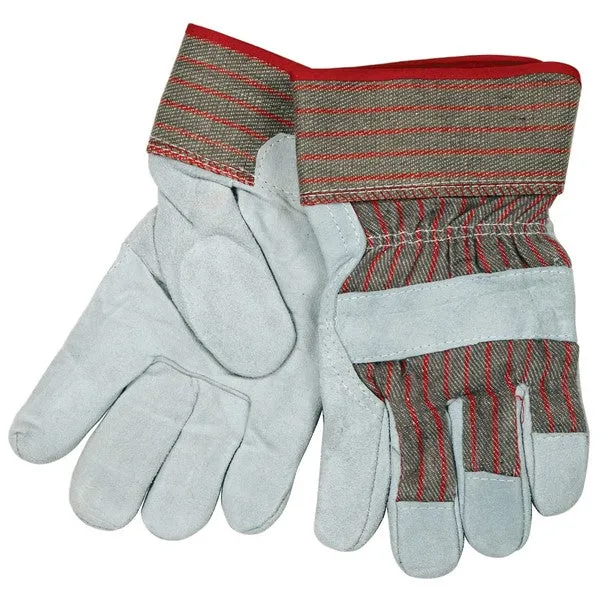 1205L MCR Safety Fleece Lined, Cowhide Leather Palm Gloves, Large, Leather