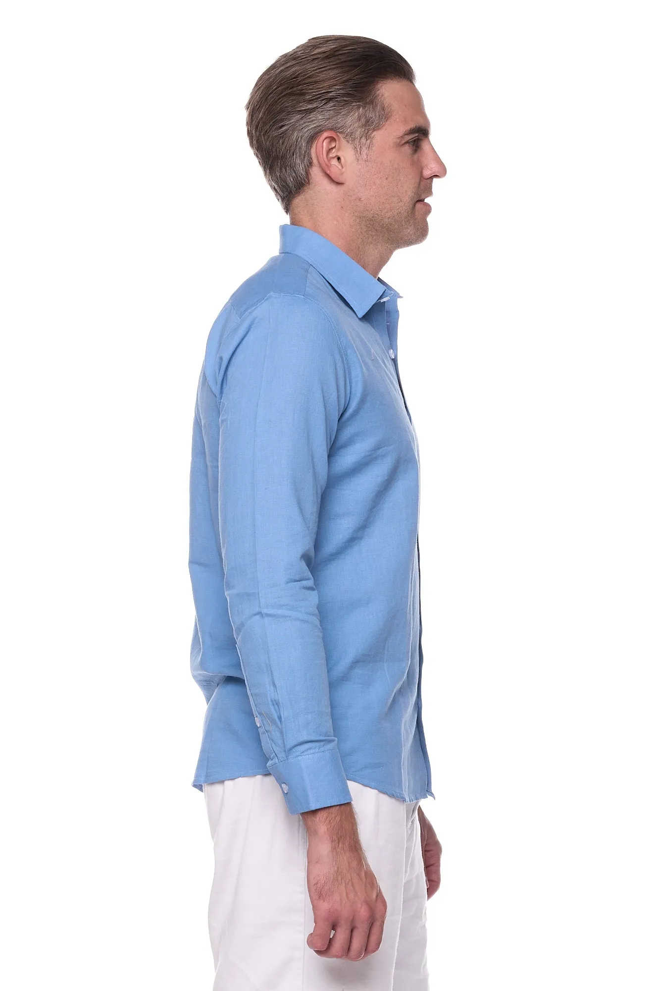 125 linen men shirts