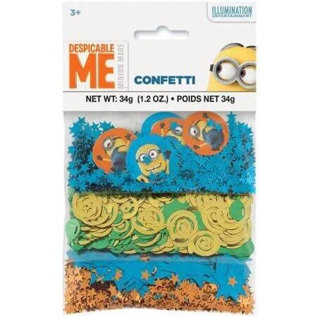 1.2oz Despicable Me Minions Confetti (3pk)