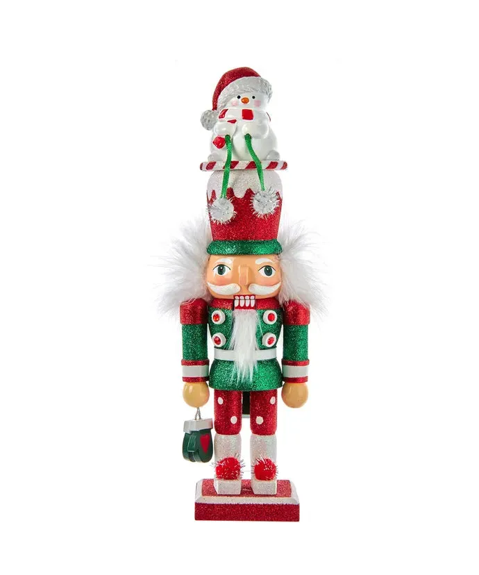 12" Snowman Hat Nutcrackers