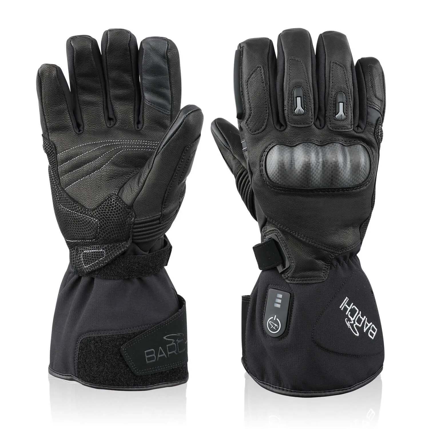 12V Waterproof Heated Motorcycle Gloves