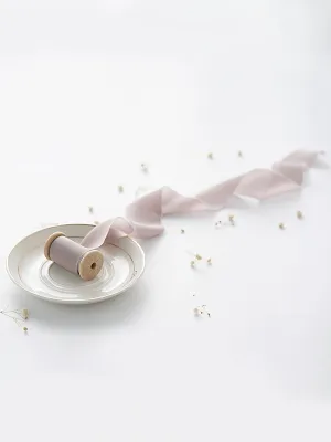 1.2Yd Chiffon Ribbon - Pale Mauve