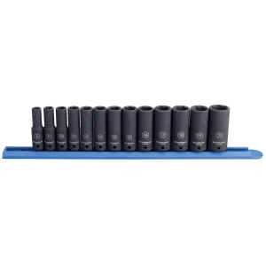 13 Pc. 3/8" Drive 6 Point Metric Deep Impact Socket Set KDT84914N