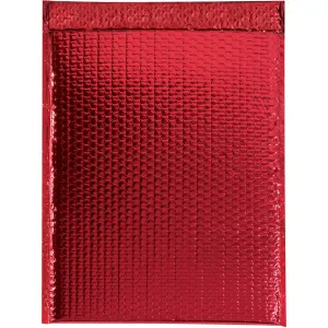 13 x 17 1/2" Red Glamour Bubble Mailers