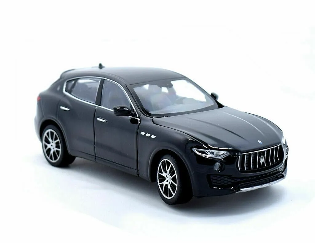 1:32 DIECAST MODEL ALLOY MASERATI QUATTROPORTE METAL PULL BACK CAR WITH SOUND LIGHT, OPENABLE DOORS, TOY VEHICLES FOR KIDS GIFT【COLORS AS PER STOCK】