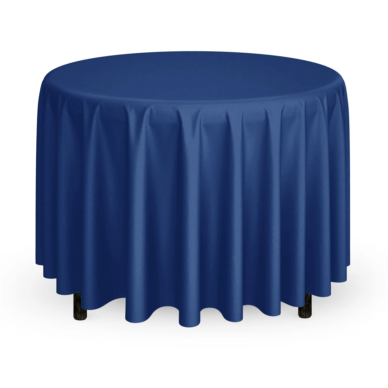 132" Round Polyester Fabric Tablecloths by Mill & Thread