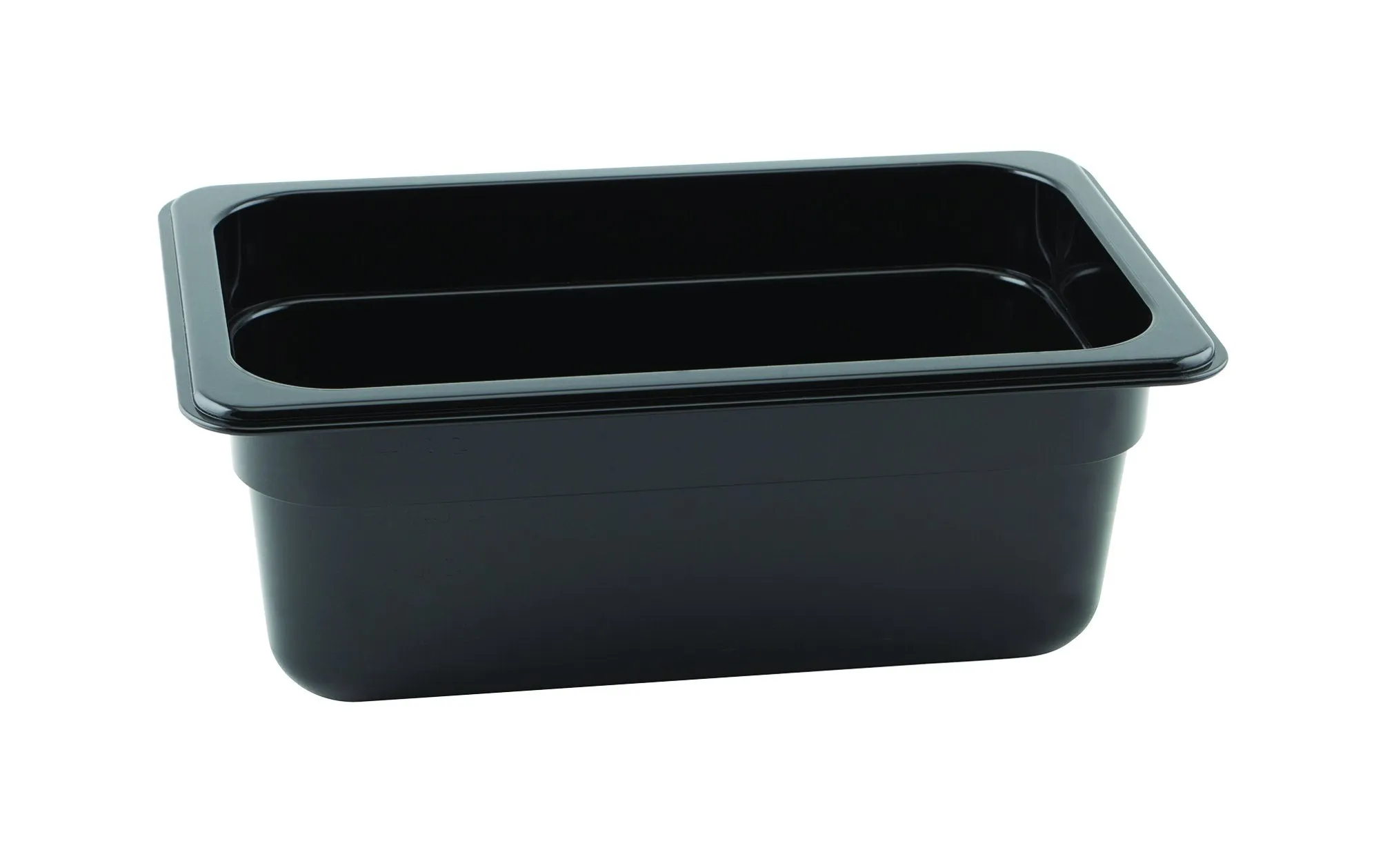 1/4 -Polycarbonate GN Pan 100mm Black