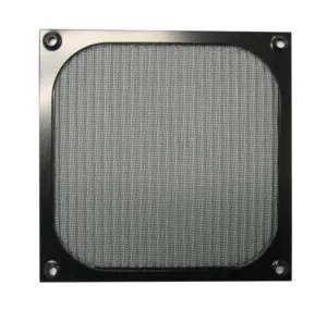 140mm Aluminum Mesh Fan Filter Grill, Black