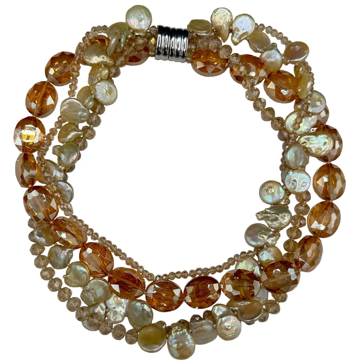 145-AMBER-S | THE REGENCY NECKLACE IN AMBER