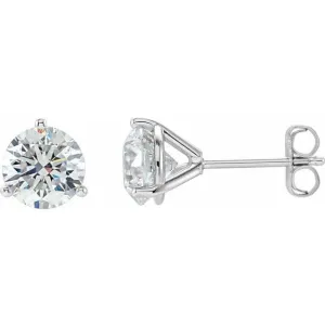 14K Gold 1.25CTW Diamond Martini Stud