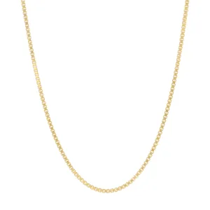 14K Gold Filled Box Chain Necklace