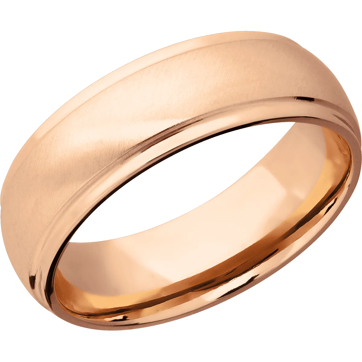 14K Rose Gold with Anglesatin , Polish Finish