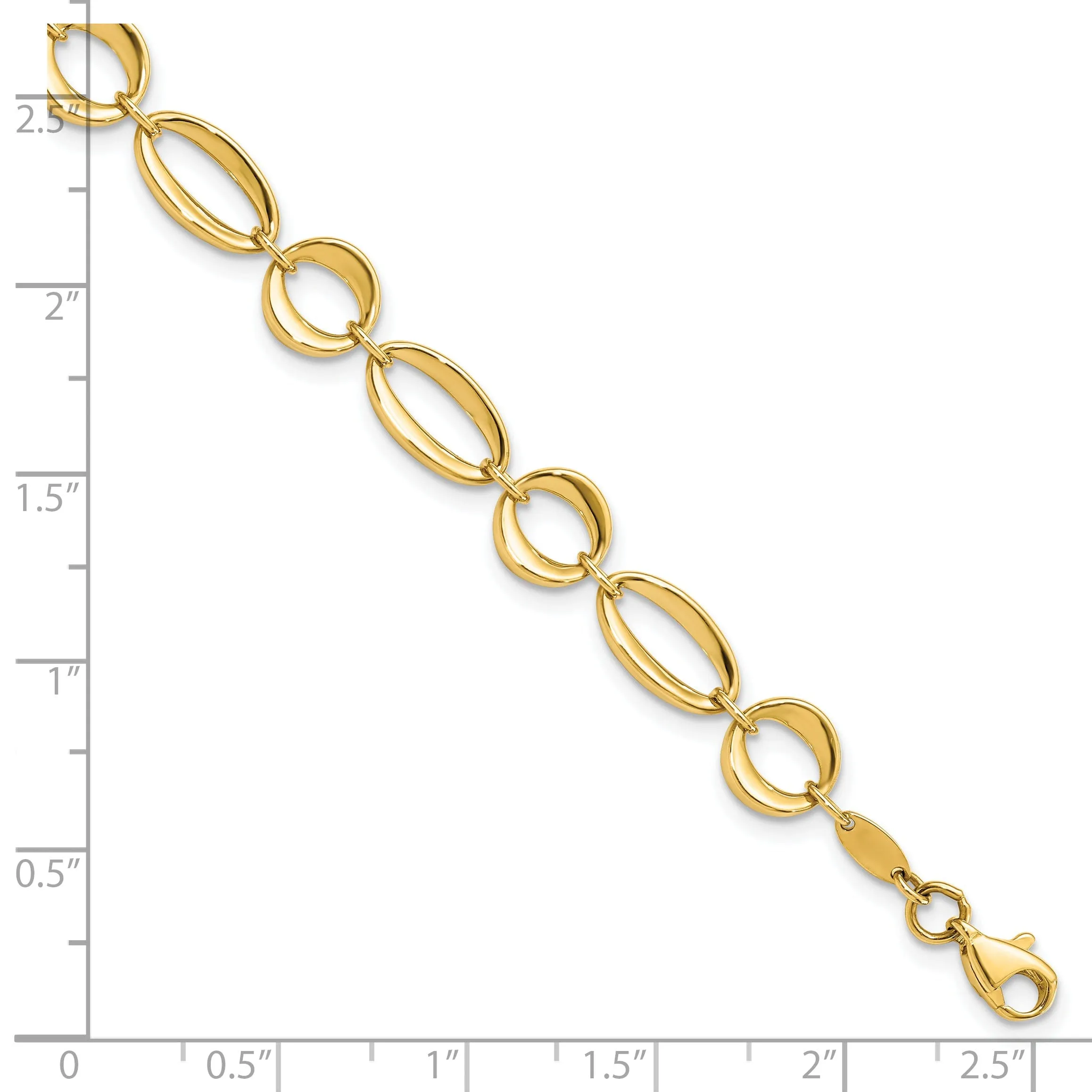 14k Yellow Gold Bracelets