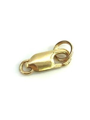 14K Yellow Gold Lobster Claw Clasp Sku#11-17-436L