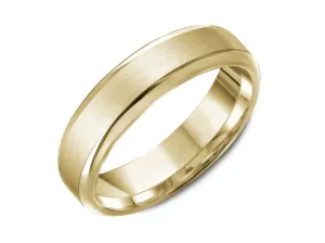 14K Yellow Gold Men's Wedding Band