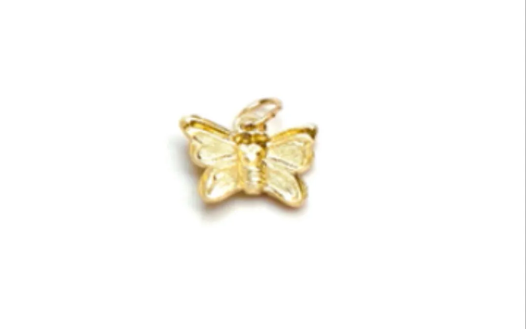 14KGF Butterfly Charm 2074-C