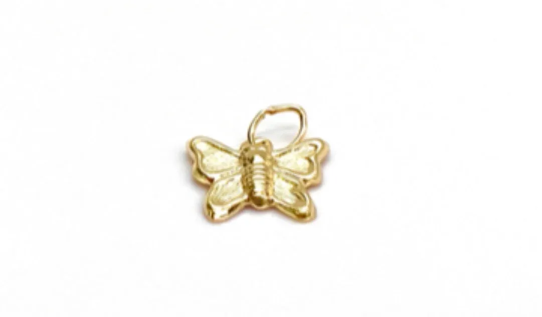 14KGF Butterfly Charm 2074-C