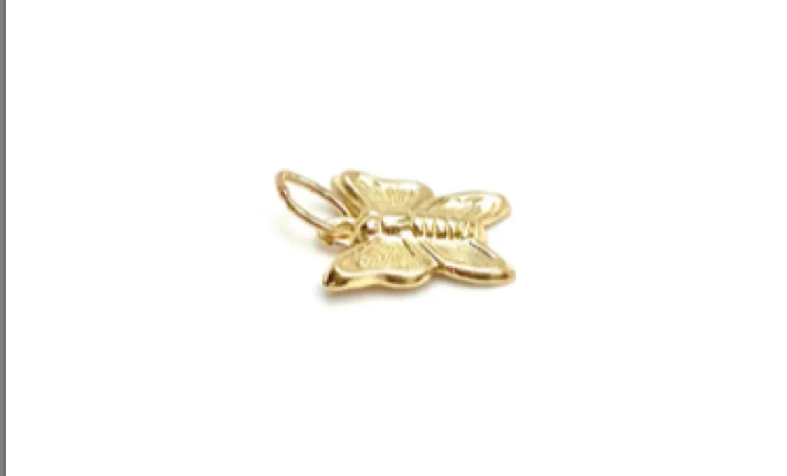 14KGF Butterfly Charm 2074-C