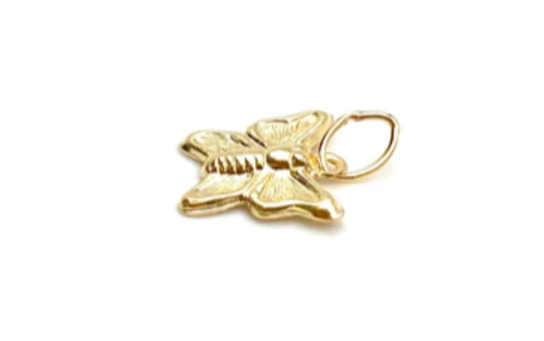 14KGF Butterfly Charm 2074-C