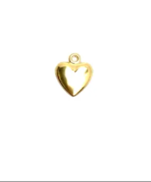 14KGF Heart Charm 1900-C