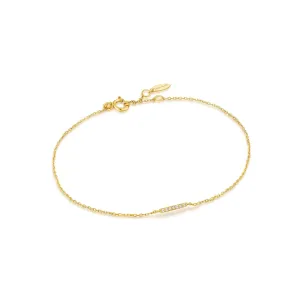 14kt Gold Magma Diamond Bar Bracelet