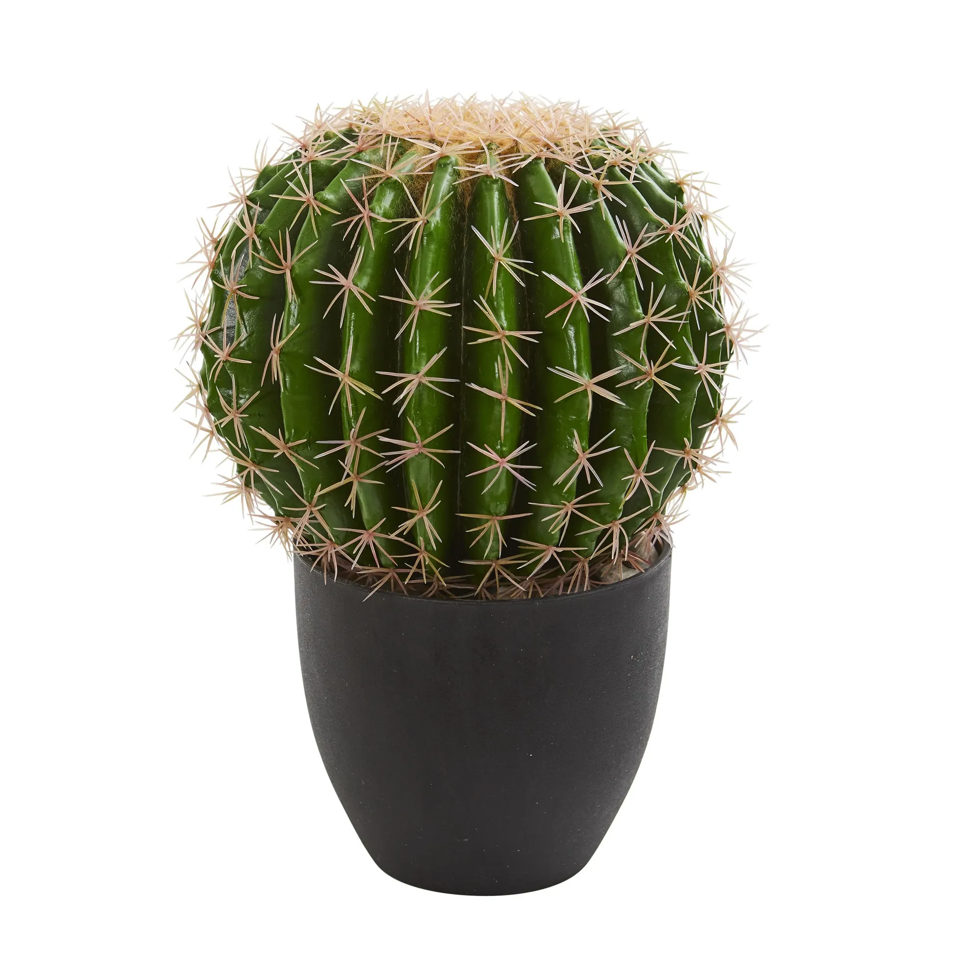 14" Artificial Cactus Plant - Low Maintenance, Life-Like & Vibrant Silk Plants For Busy People.