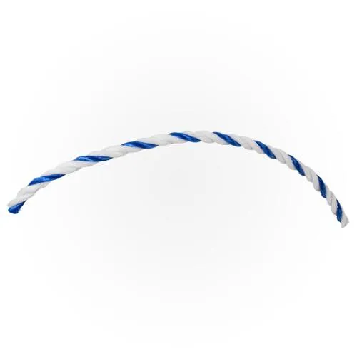 1/4" Blue and White Pool Rope - Per Foot