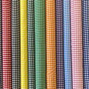 1/4" Gingham -  Select Colour - £3.80 Per Metre -  Sold by Half Metre