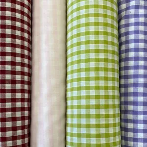 1/4" Gingham - Select Colour - £3.80 Per Metre - Sold by Half Metre