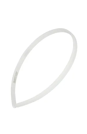 1/4" Ultracomfort Headband - Solid White