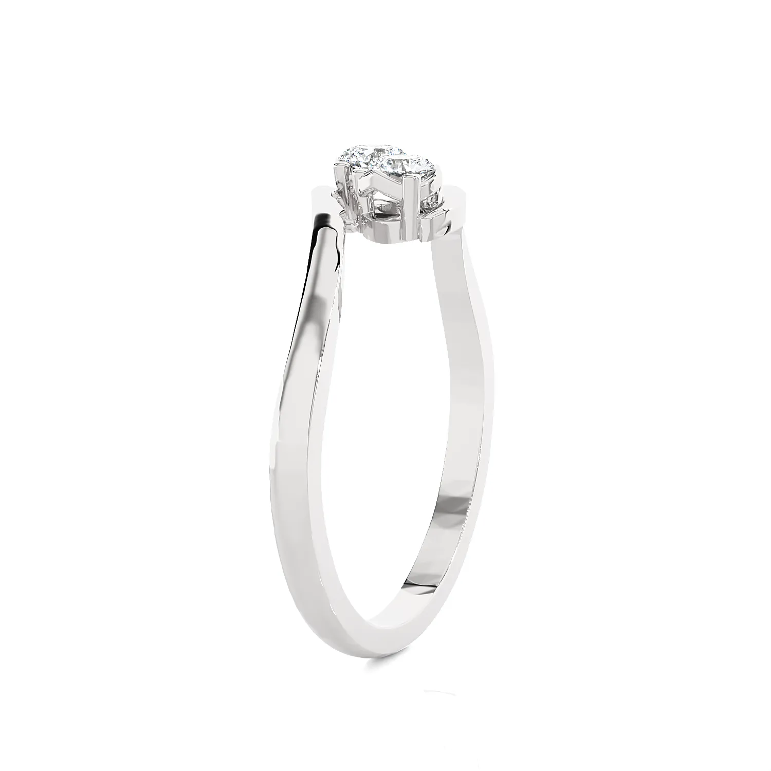 1/5 ctw Round Lab Grown Diamond  Ring