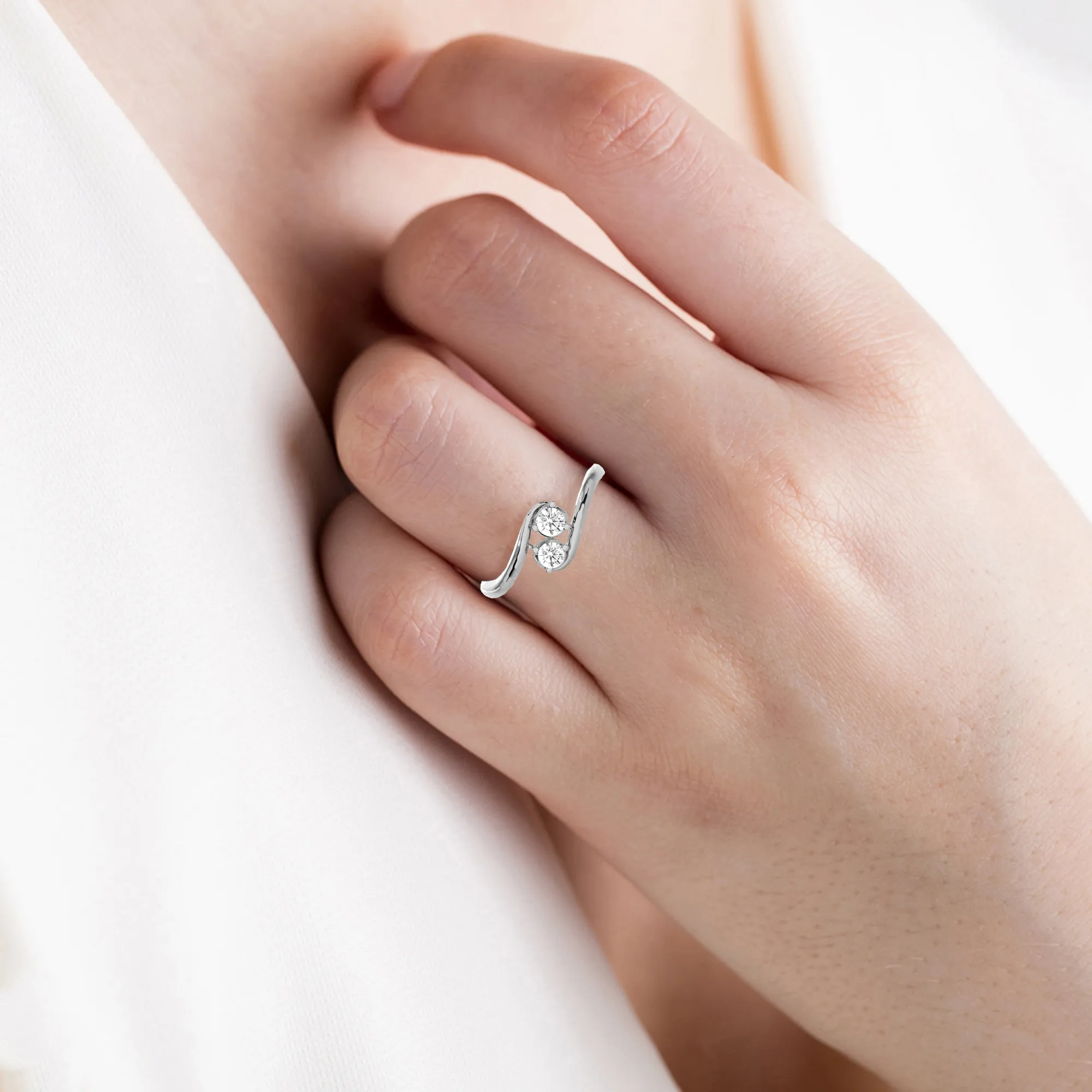 1/5 ctw Round Lab Grown Diamond  Ring