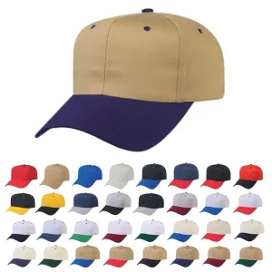 150 LOT Blank Two Tone Cotton Twill Baseball Hats Caps Snapback Wholesale Lot