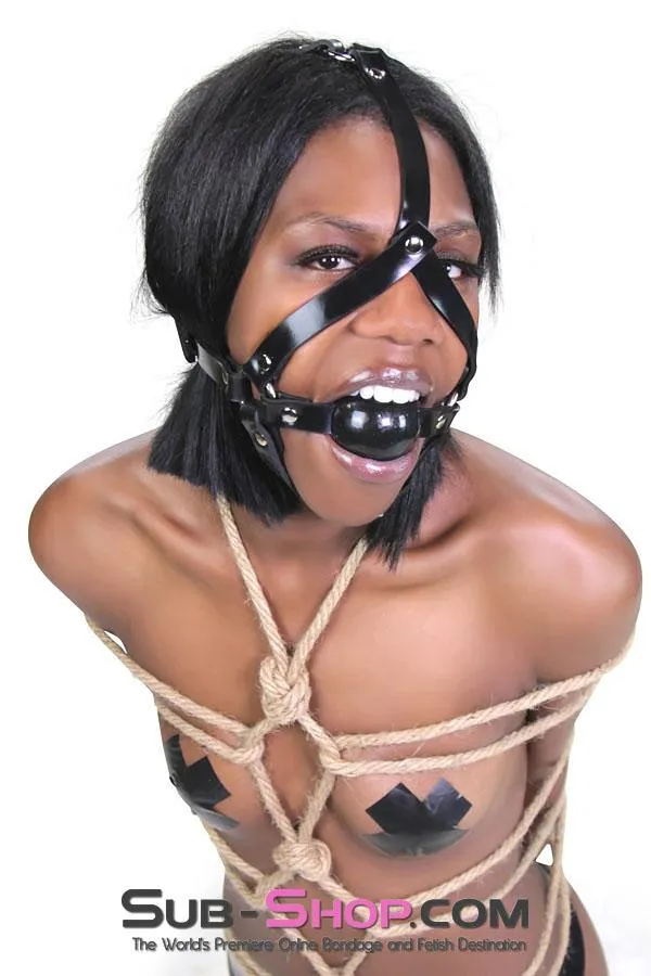 1505A      Rubber Slave Ball Gag Trainer