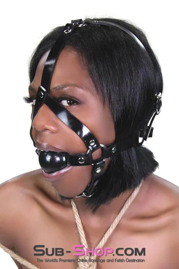 1505A      Rubber Slave Ball Gag Trainer